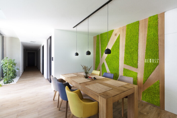 Moss wall – residential project