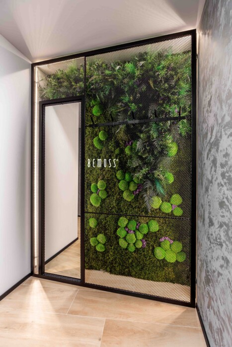 Stěna z rostlin – rezidenční projekt