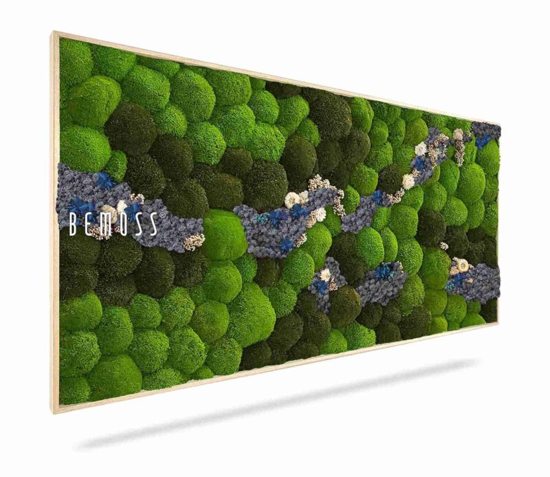 Mechový obraz BOLMOSS COSMO Blue