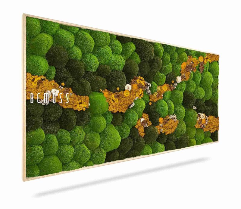 Mechový obraz BOLMOSS COSMO Yellow