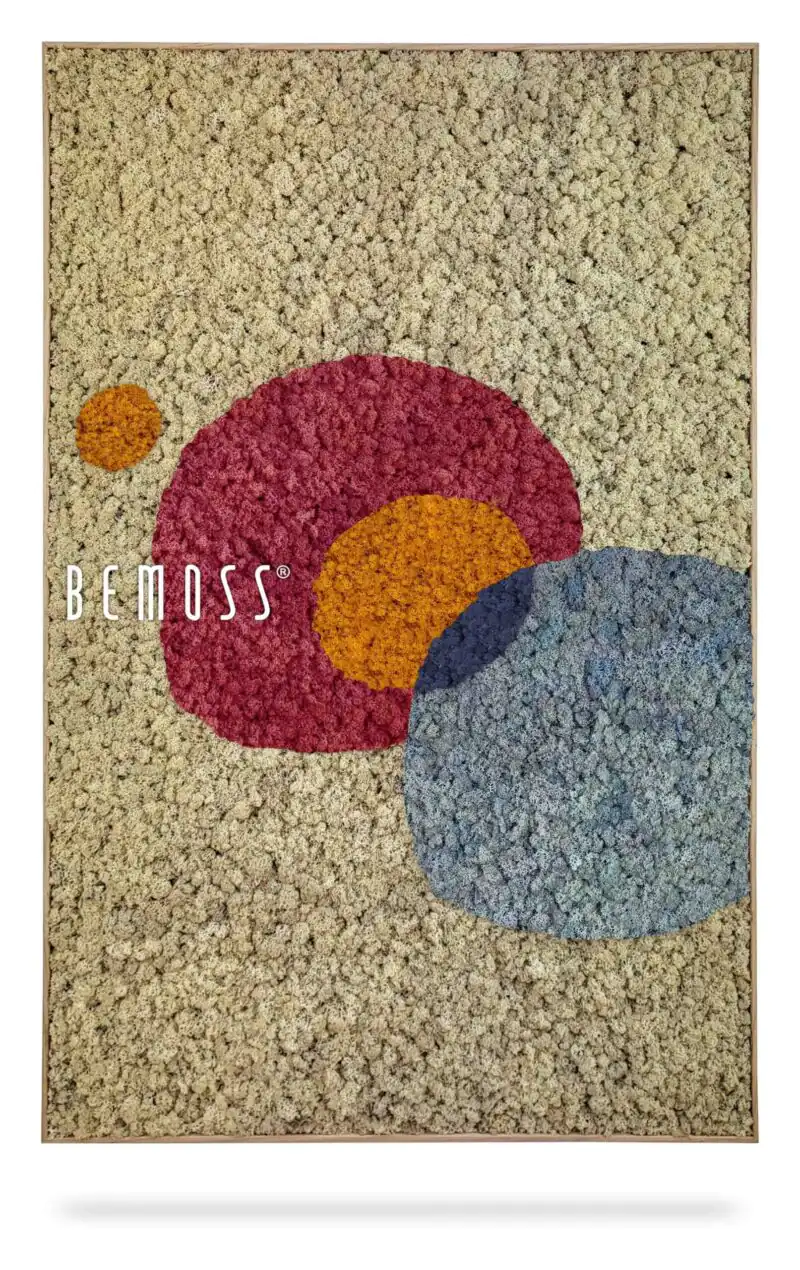 obrázok maľby s citátom, ktorý hovorí buď šéf, a obrázok lopty machovy obraz, stabilizovany mach, machová stena, machová dekorácia