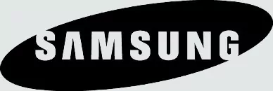 černobílá fotografie loga samsung se slovy samsung bílými písmeny na černém oválu, mechová stěna, mechové dekorace, obraz z mechu, mechová zeď, mechovy obraz, dekorativní mech