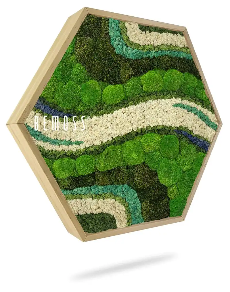 Mechový Hexagon BEMOSS® ORTHO OLVERA