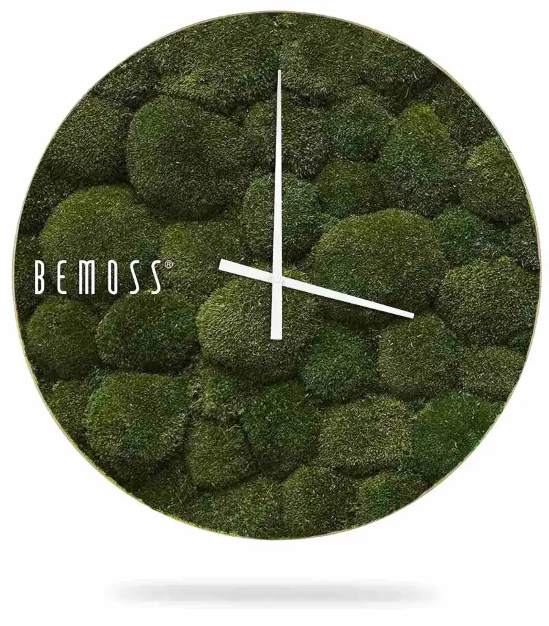 Mechové hodiny BOLMOSS Natural